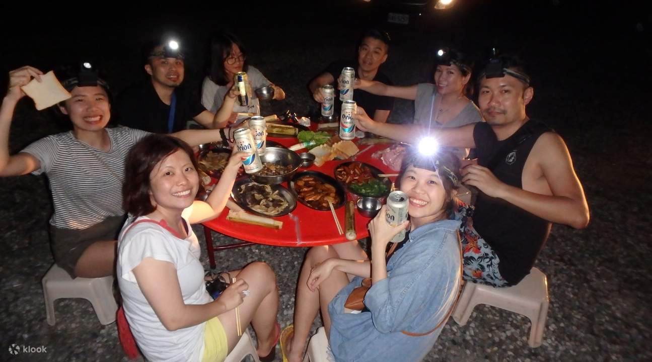 Pesca de camarones en Hualien